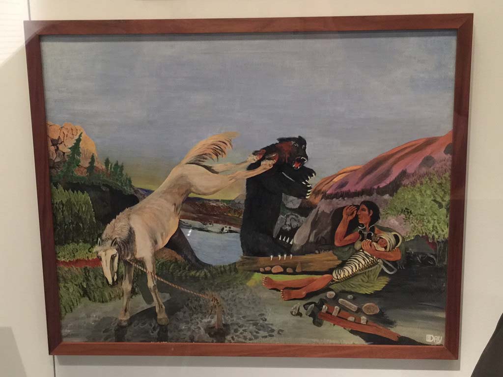 Bear Attacking Mother and Child