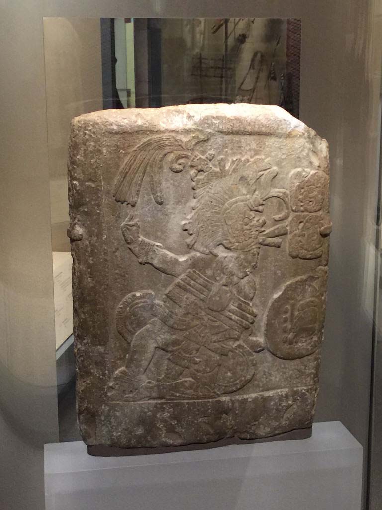 "Maya Bas-Relief Depicting a Ball Player"