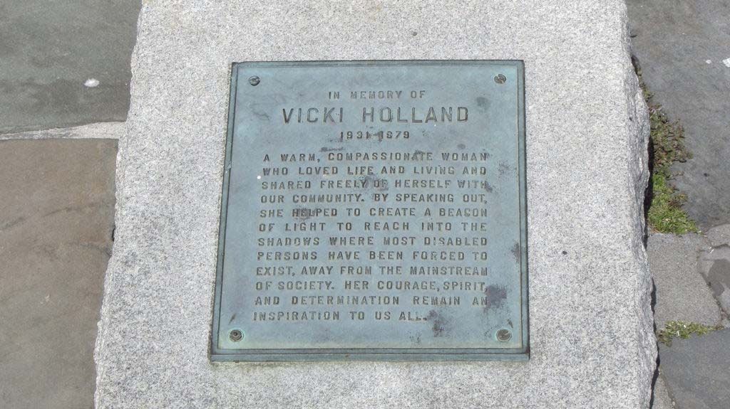 Vicki Holland Memorial Plaque